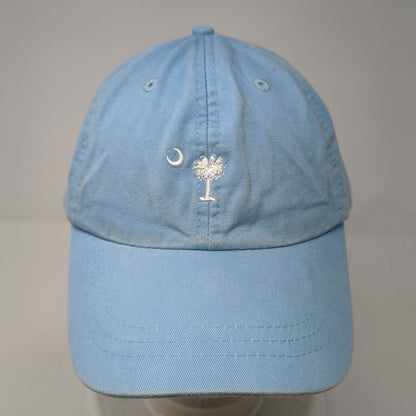 Flag of South Carolina Slideback Hat Blue One Size Leather Strap Adams