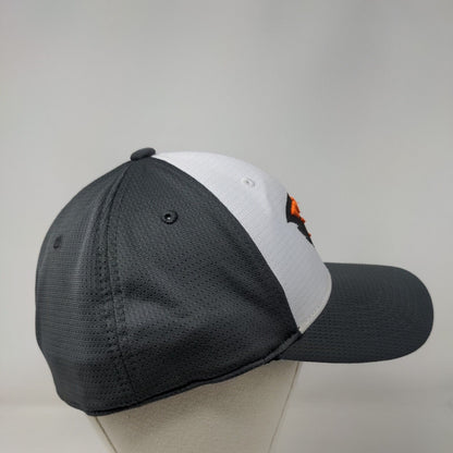 2017 College World Series Fitted Hat Gray One Size Embroidered Tow