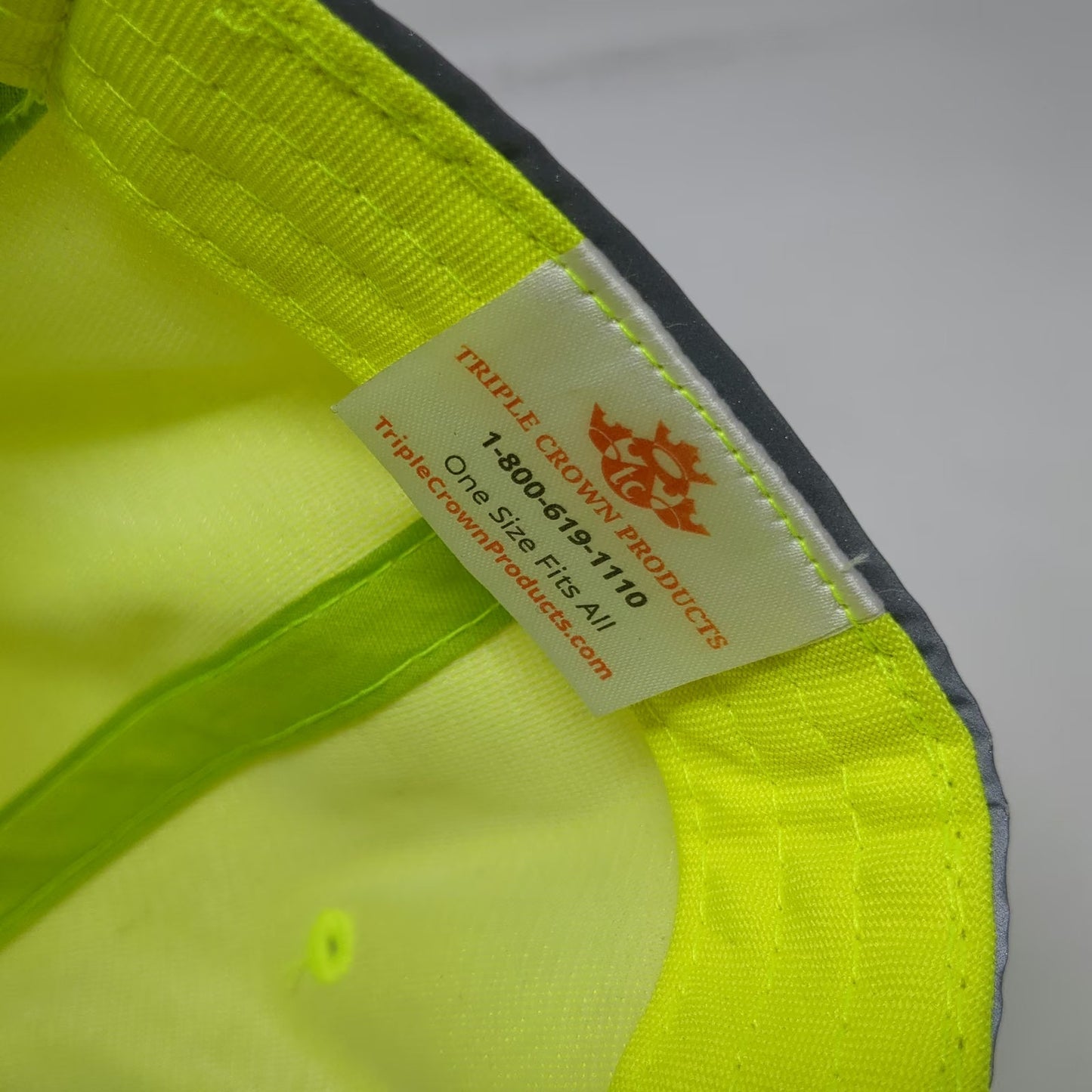 MAX Baseball Cap Green One Size Reflective High Vis Concrete Cutting Hat