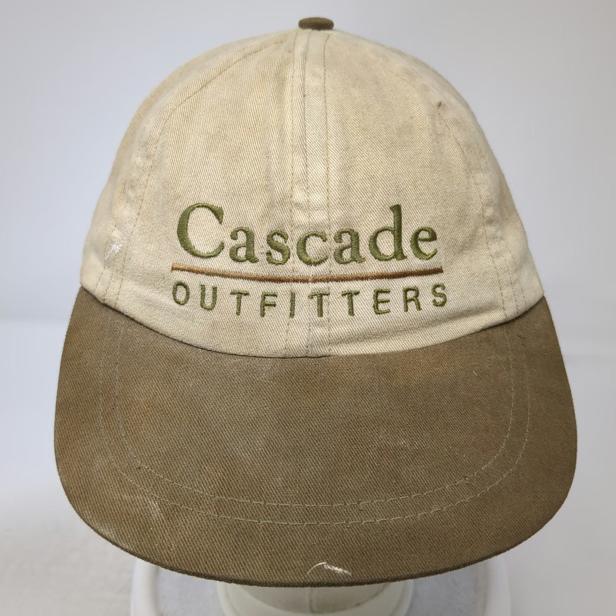 Impressions Baseball Cap Beige Brown One Size Strapback Cascade Outfitters Hat