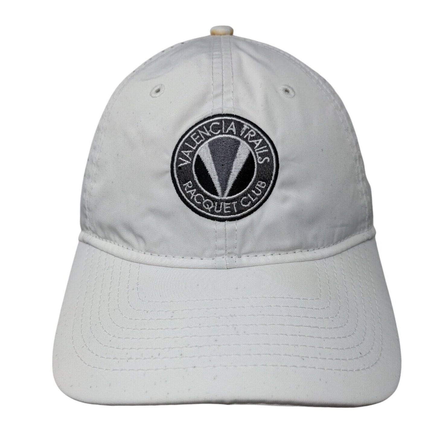 Valencia Trails Racquet Club Strapback Hat White OSFM Adjustable 9Forty New Era