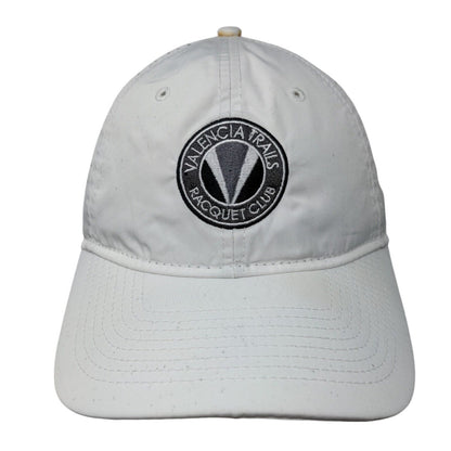 Valencia Trails Racquet Club Strapback Hat White OSFM Adjustable 9Forty New Era