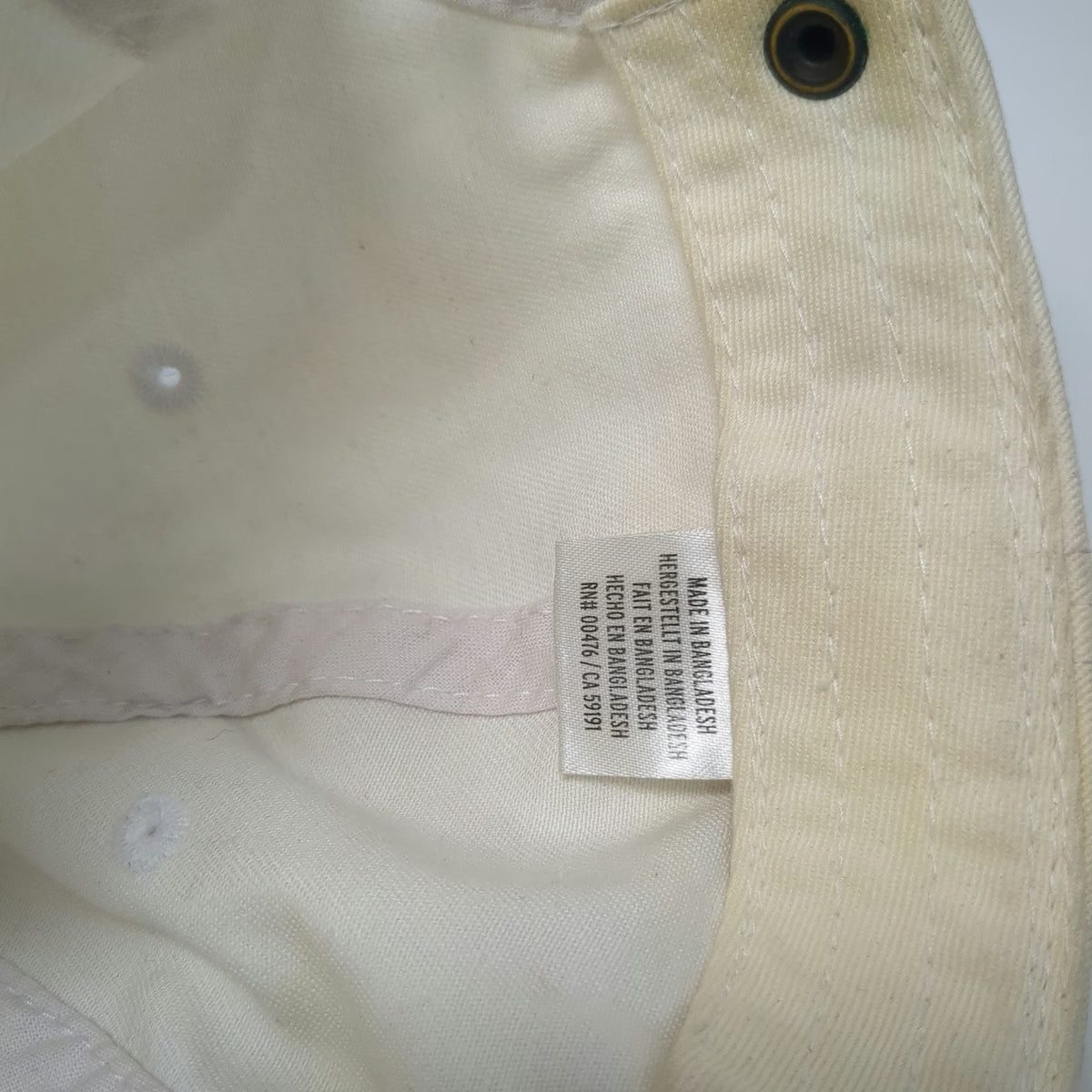 American Needle Baseball Cap Beige One Size Pittsfield Country Club Golf Hat