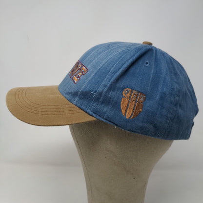 Imperial Headwear Men's Slideback Hat Bllue Tan Boyne Resort Embroidered Logo