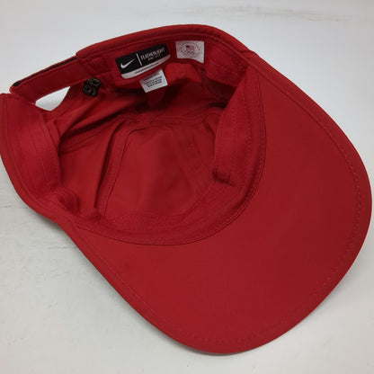Nike Baseball Cap Red One Size 2012 Olympics USOC Logo Dri-FIT Strapback Hat