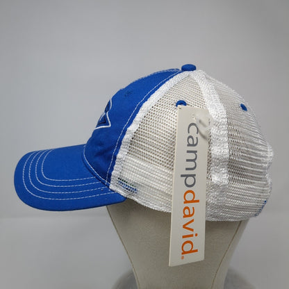 Brighton UT Snapback Trucker Hat Blue OS Adjustable Mesh Back W/Tags Camp David
