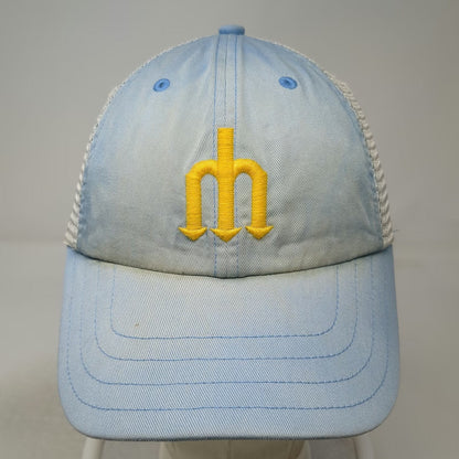 Seattle Mariners MLB Nike Blue One Size Trucker Hat Trident Logo Mesh Snapback