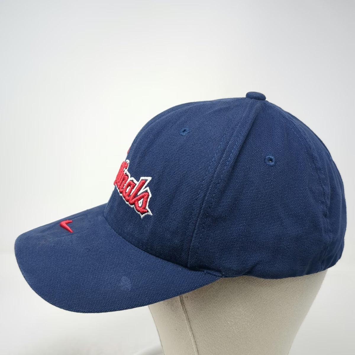 Nike MLB St. Louis Cardinals Baseball Cap Blue One Size Flexfit Red Undervisor