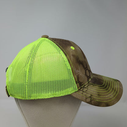 Kryptek Baseball Cap Brown Yellow One Size Mesh Camo Triple C Concrete Hat