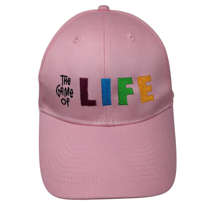 The Game of Life Strapback Hat Pink One Size Adjustable Embroidered 6 Panel Otto
