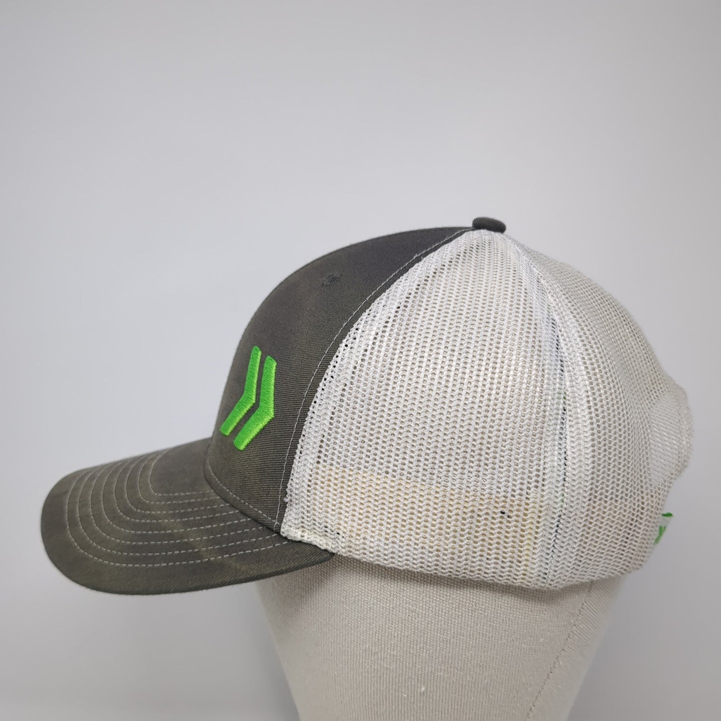 Get Moving Forward Snapback Trucker Hat Gray One Size Mesh Back Outdoor