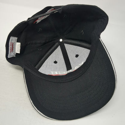 Barker Gear Yaesu The Radio Hat Black One Size Snapback Cotton Structured Logo