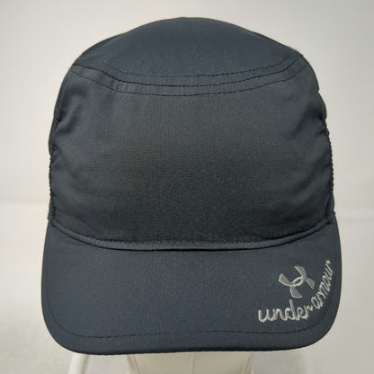 Under Armour Army Cap Black One Size Heatgear Slideback Logo Training Hat