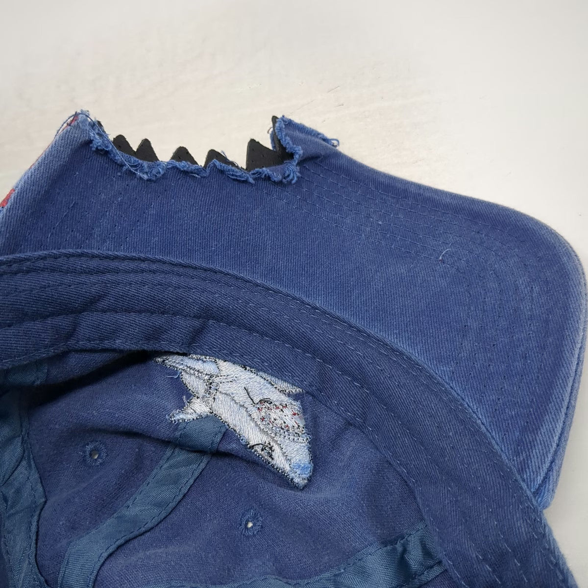 Meds Maps Cape Cod Shark Bite Blue One Size Baseball Cap Splatter Graphic Hat