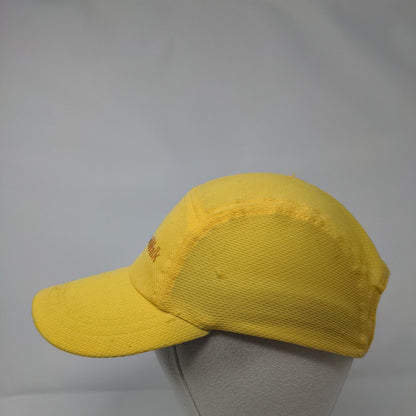 Boise Run Walk Strapback 5 Panel Hat Yellow One Size Embroidered