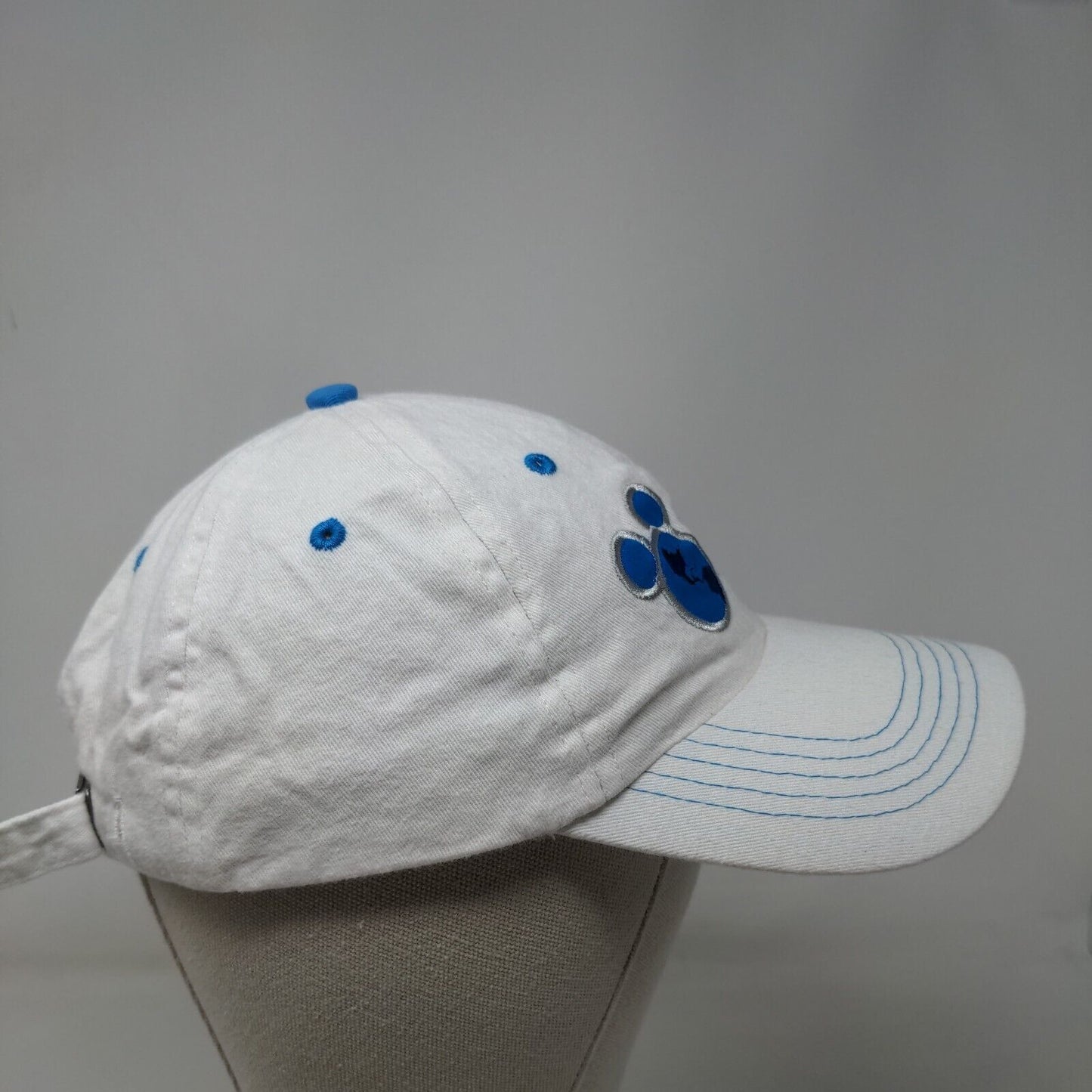 Disney Vacation Club Member Slideback Hat White OSFA Adjustable Embroidered