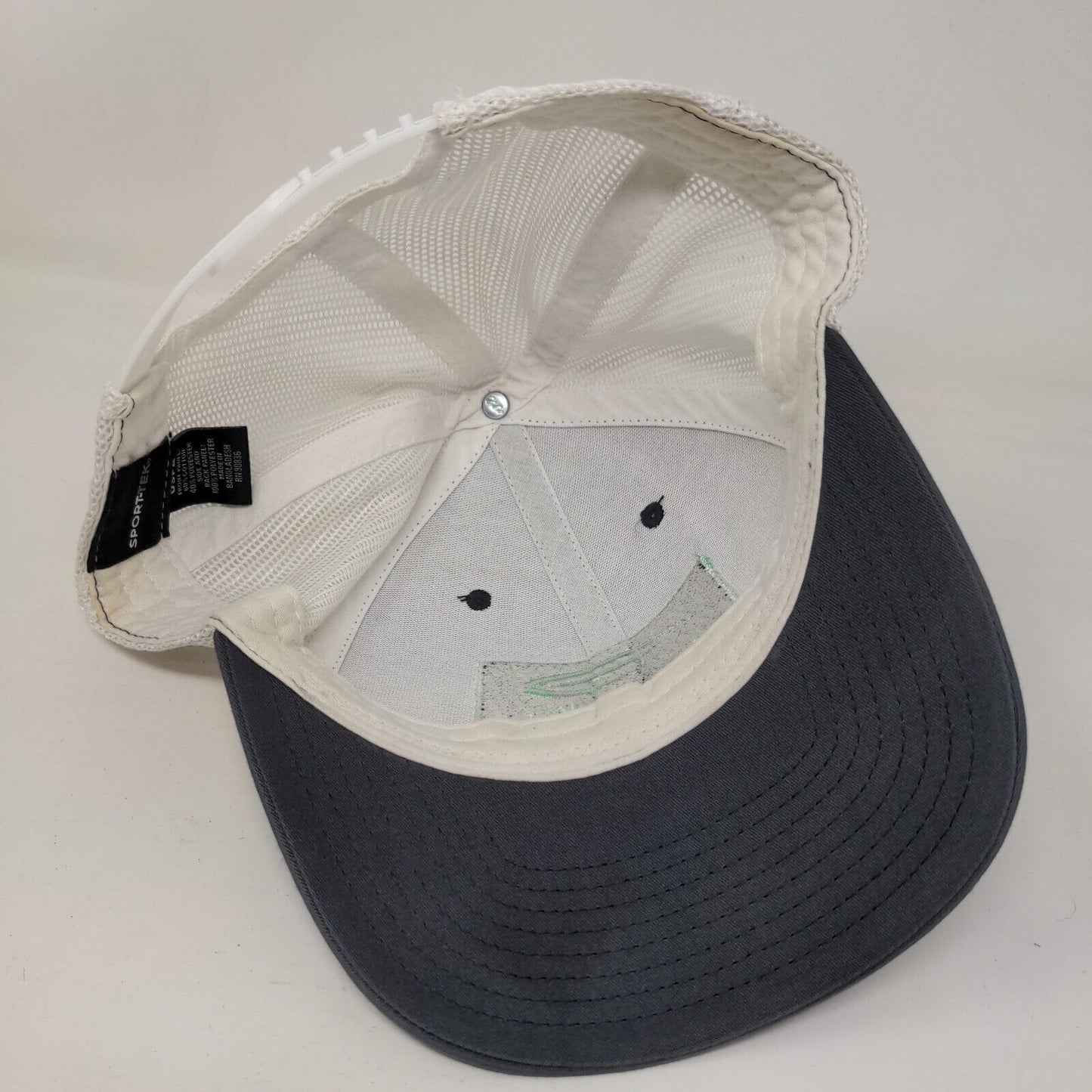 Big Tuna Snapback Mesh Back Trucker Hat Gray OSFA Colorblock Sport-Tek