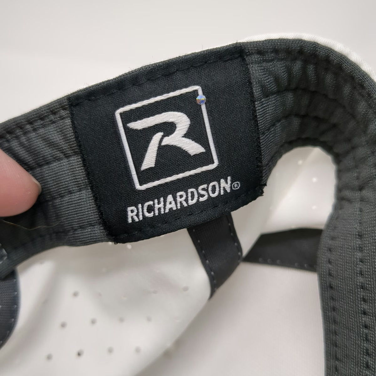 Richardson Trucker Hat White L Electrolit Instant Hydration Perforated Snapback