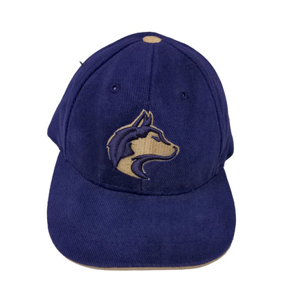 Colosseum Baby Stretchy Hat Purple Embroidered Logo Washington Huskies