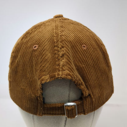 Catalina Crunch Baseball Cap Brown One Size Corduroy Slideback Sun Logo Hat