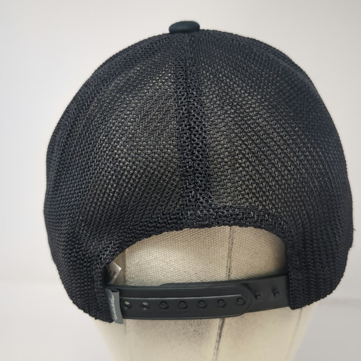 Travis Mathew Trucker Hat Black One Size River Club Mesh Snapback Golf 110 Patch