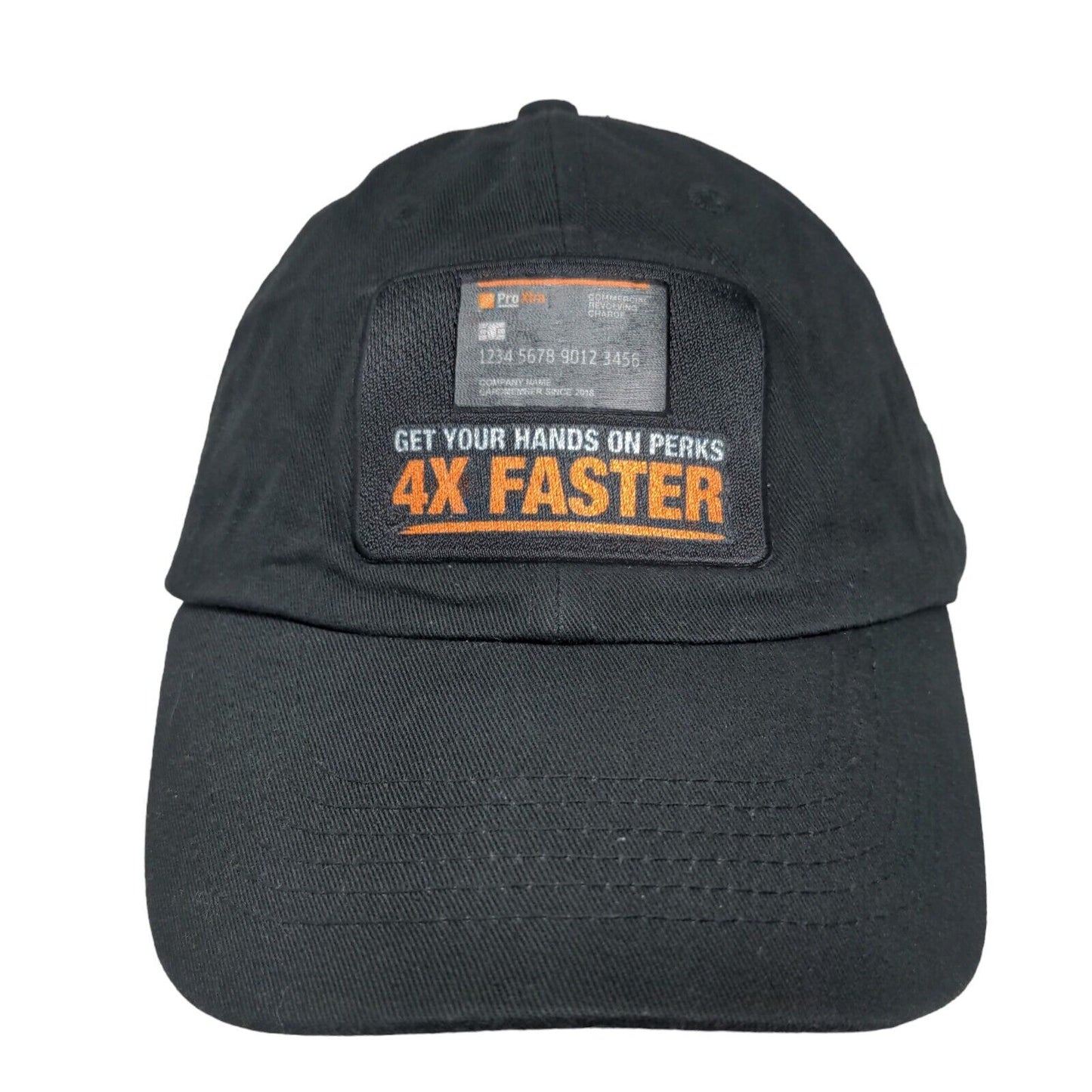 Home Depot Pro Xtra Hands On Perks 4X Faster Card Slideback Hat Black One Size