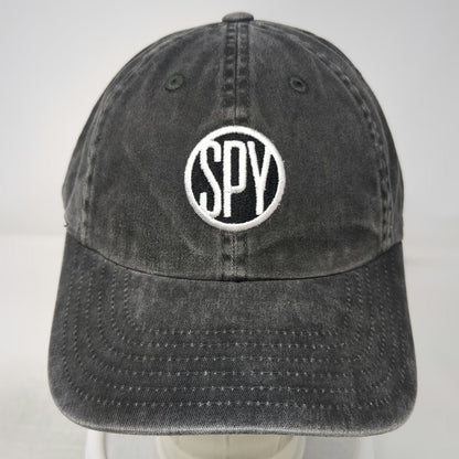 American Needle Baseball Cap Gray One Size SPY Logo Slideback Washed Cotton Hat