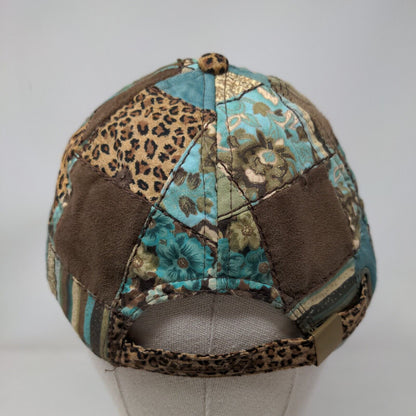 Unbranded Women's Patchwork Leopard Print Slideback Hat Cotton Blend