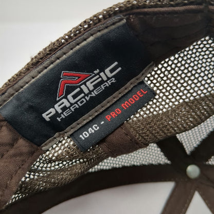 Pacific Headwear Trucker Hat Brown One Size Franklin Building Supply 208 Idaho