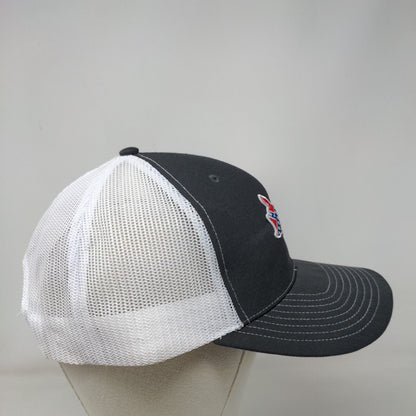 White-Tailed Deer Snapback Trucker Hat Gray OS Mesh Back W/Tags Richardson