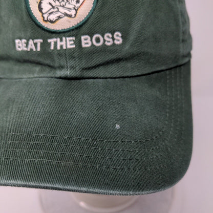 Beat The Boss Slideback Hat Green OSFA Classic Cut Eldorado Resort Casino