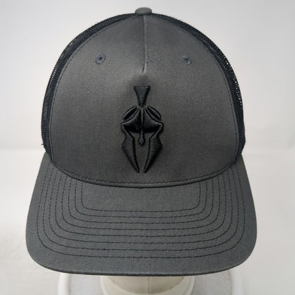 Richardson Trucker Hat Gray One Size Kryptek Spartan Helmet Mesh Snapback