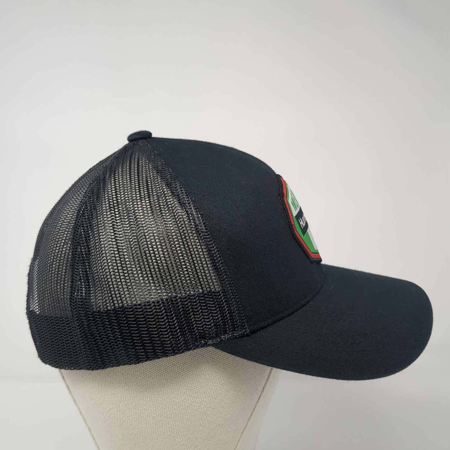 Mexico Hurley Snapback Trucker Hat Black One Size Adjustable Mesh Back Yupoong