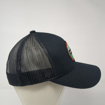 Mexico Hurley Snapback Trucker Hat Black One Size Adjustable Mesh Back Yupoong
