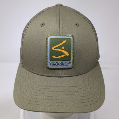 Richardson Trucker Hat Green One Size Silverbow Spokane Washington Mesh Snapback