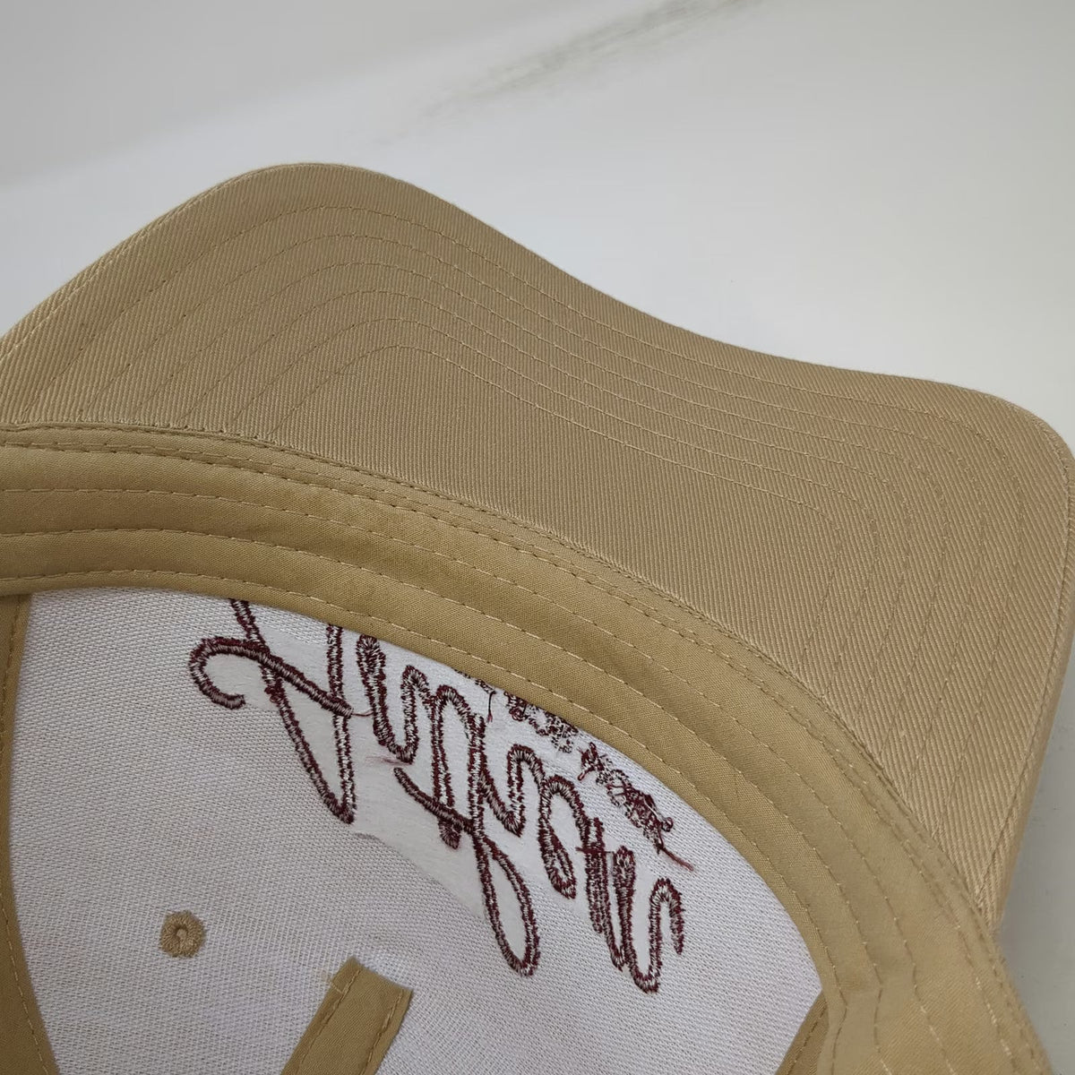 Otto 5 Panel Brown One Size Snapback Hat Anthem Made For More Script Embroidery