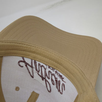 Otto 5 Panel Brown One Size Snapback Hat Anthem Made For More Script Embroidery