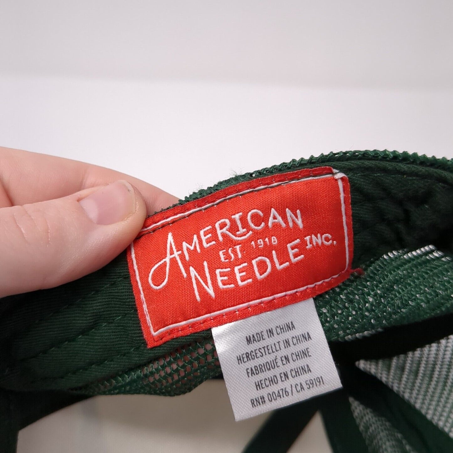 Greetings From Seattle Snapback Trucker Hat Green OS Adjustable American Needle