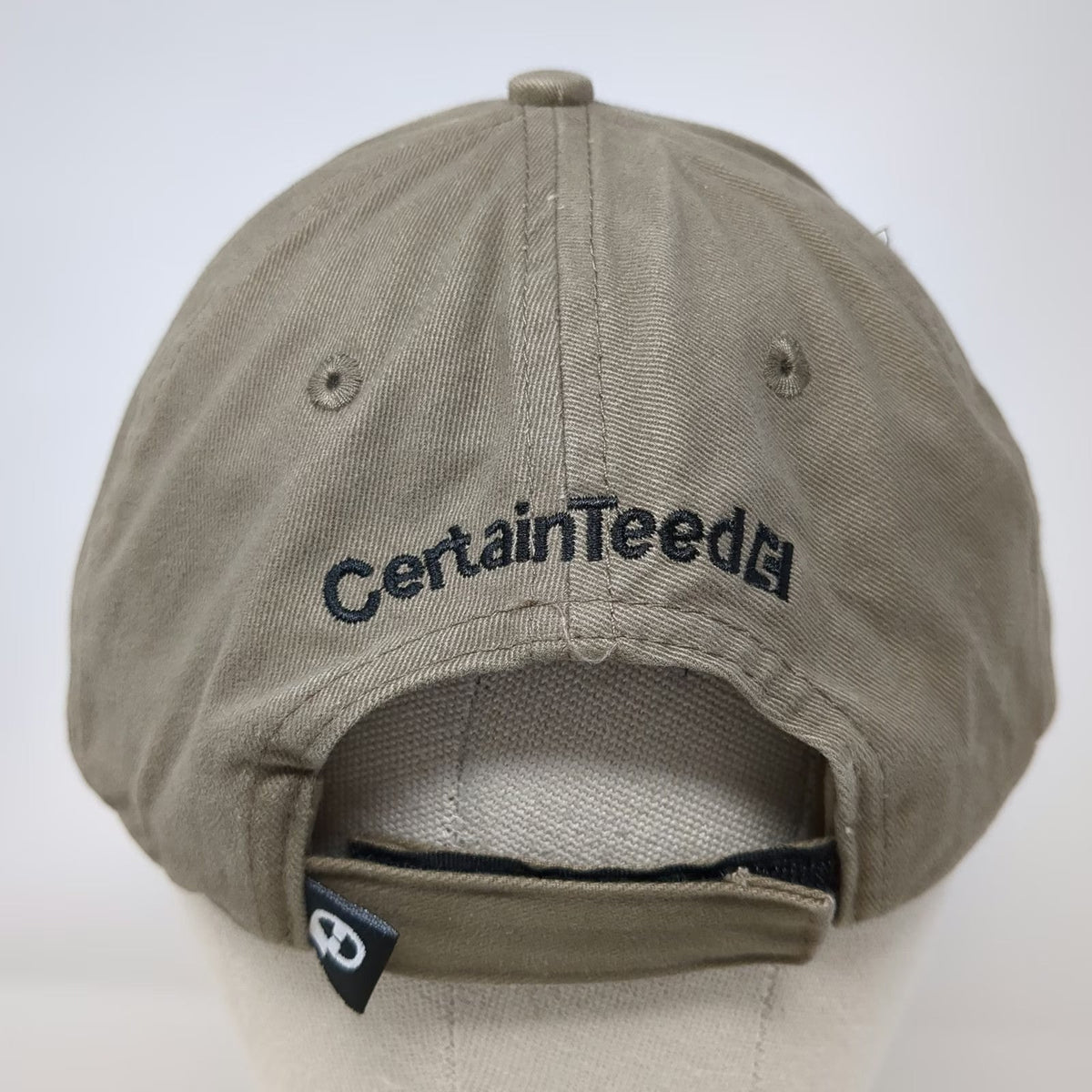 Pacific Headwear Baseball Cap Brown OS Pacific Supply CertainTeed Hat Strapback