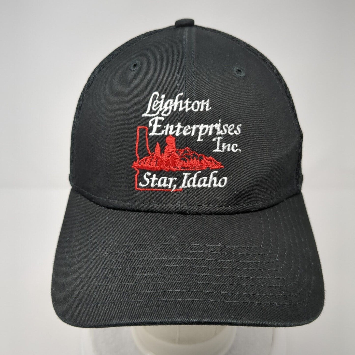 Leighton Enterprises Inc. Star Idaho Fitted Hat Black M/L New Era