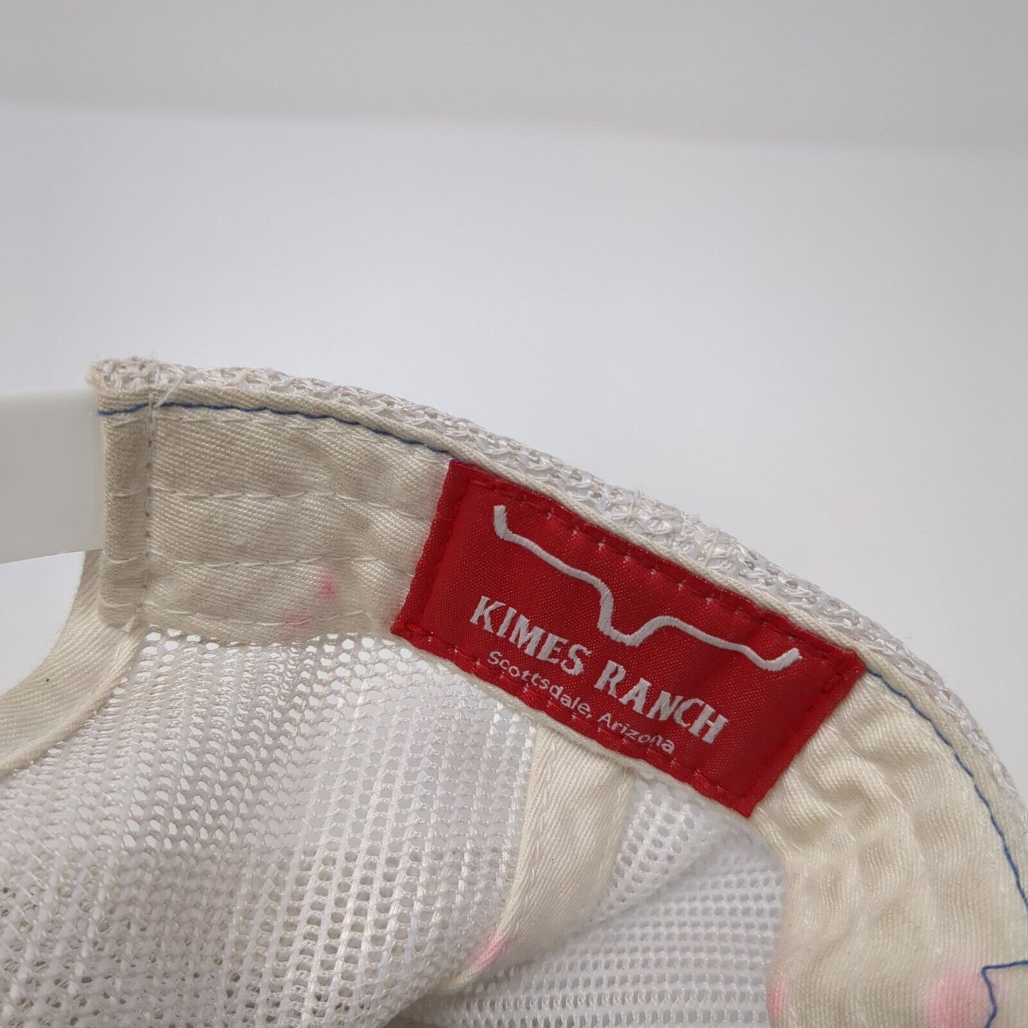 Kimes Ranch Snapback Mesh Back Trucker Hat Blue One Size 6 Panel Outdoor