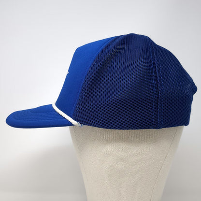 Dutch Bros Coffee Company Trucker Hat Blue One Size Snapback Rope Always Stoked
