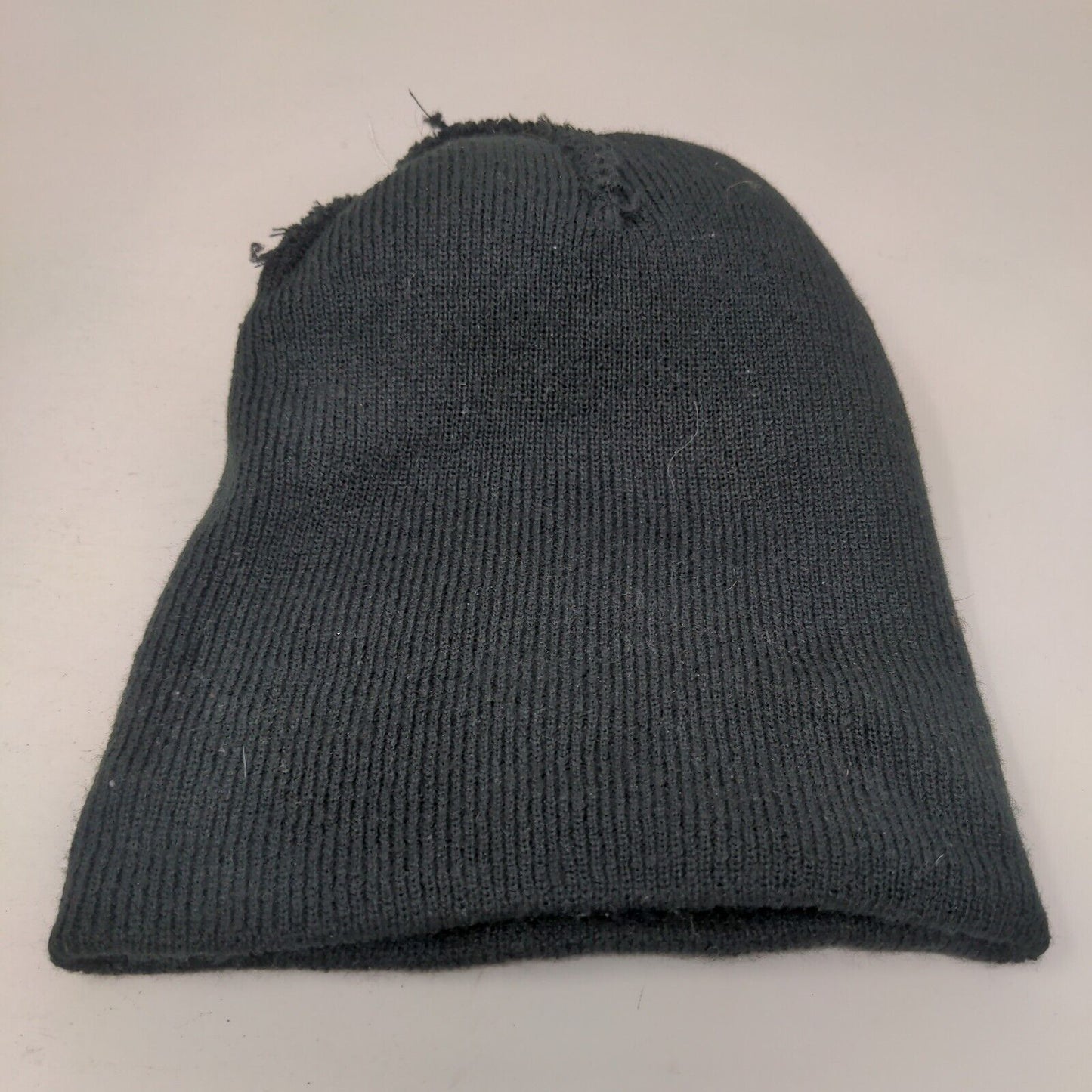 Moonlight Ride on The Wave 15 Beanie Hat Black One Size Knitted Pom Pom Fleece