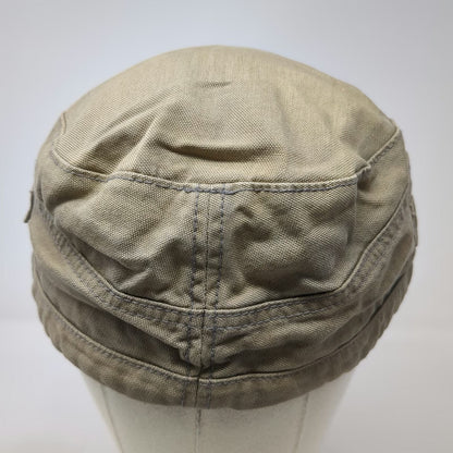 REI Army Cap Green XL Organic Cotton Hat Metal Logo Side Eyelets Outdoor Sun