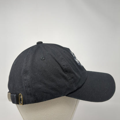 New Smyrna Authentic Beach Slideback Baseball Cap Black OS Adjustable 6 Panel