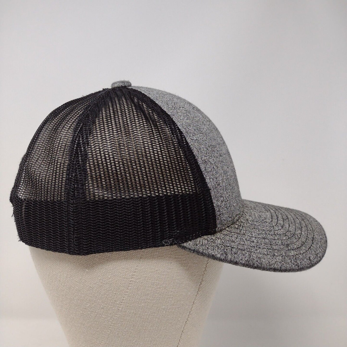 Remain Untamed RVB Snapback Trucker Hat Gray Small Adjustable Mesh Richardson