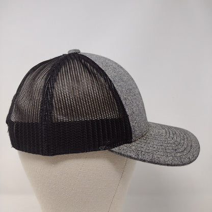 Remain Untamed RVB Snapback Trucker Hat Gray Small Adjustable Mesh Richardson