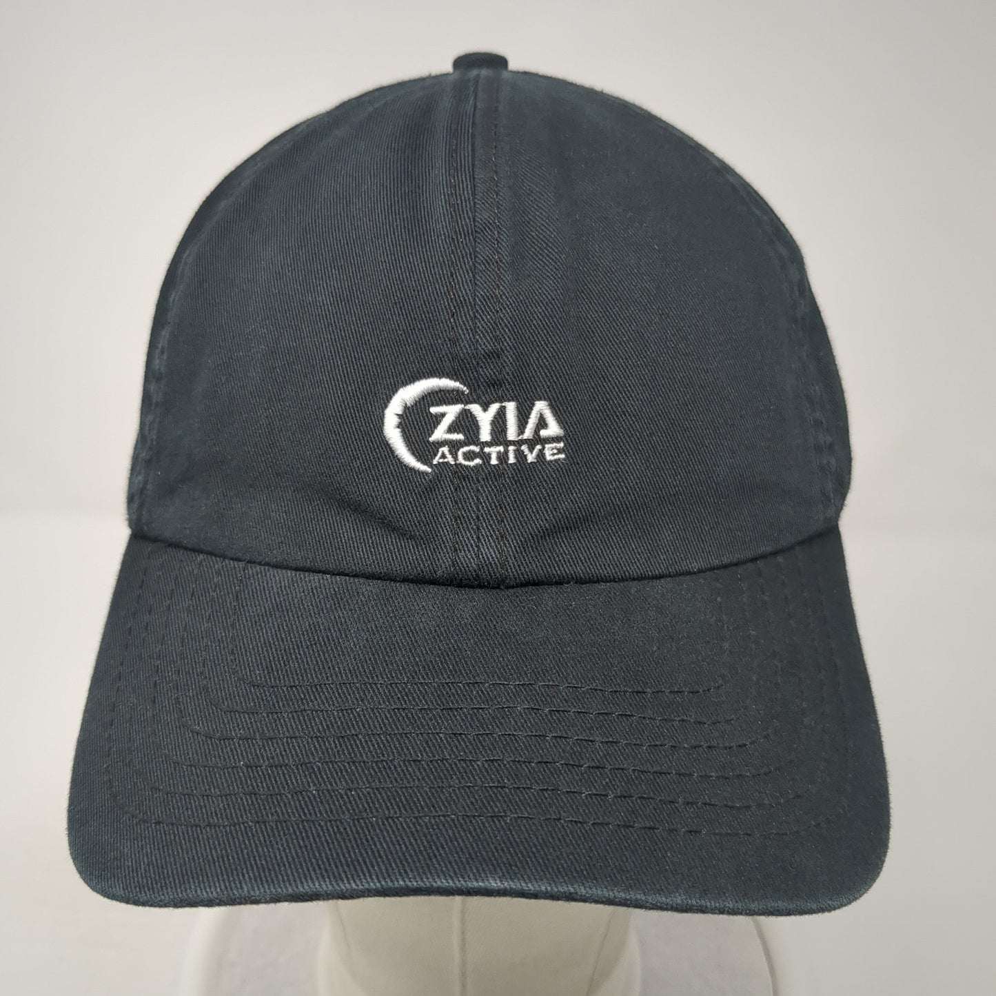Zyia Active Est. 2017 Slideback Baseball Cap Black OS Adjustable Embroidered