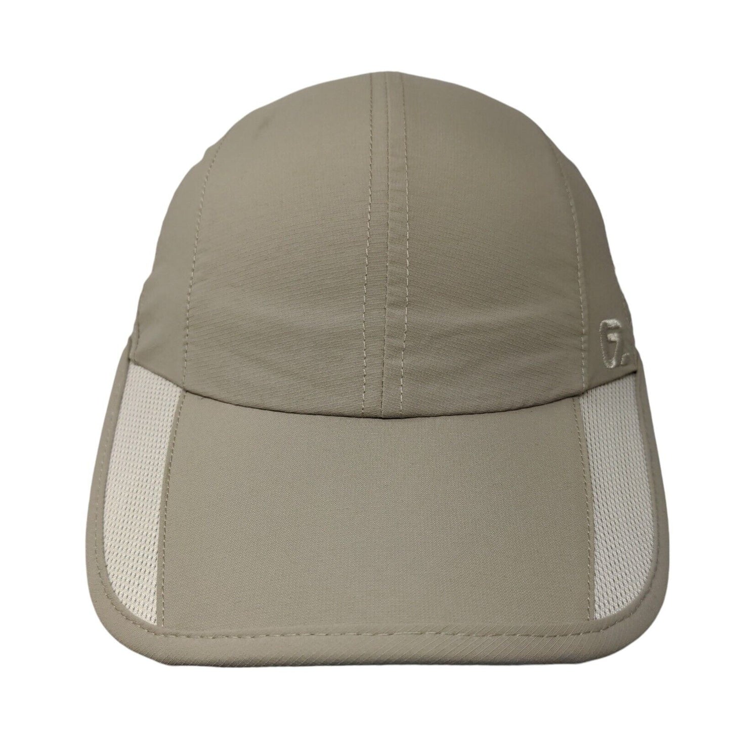 Gadiemkensd Strapback Hat Tan Large Adjustable Mesh Trim Embroidered