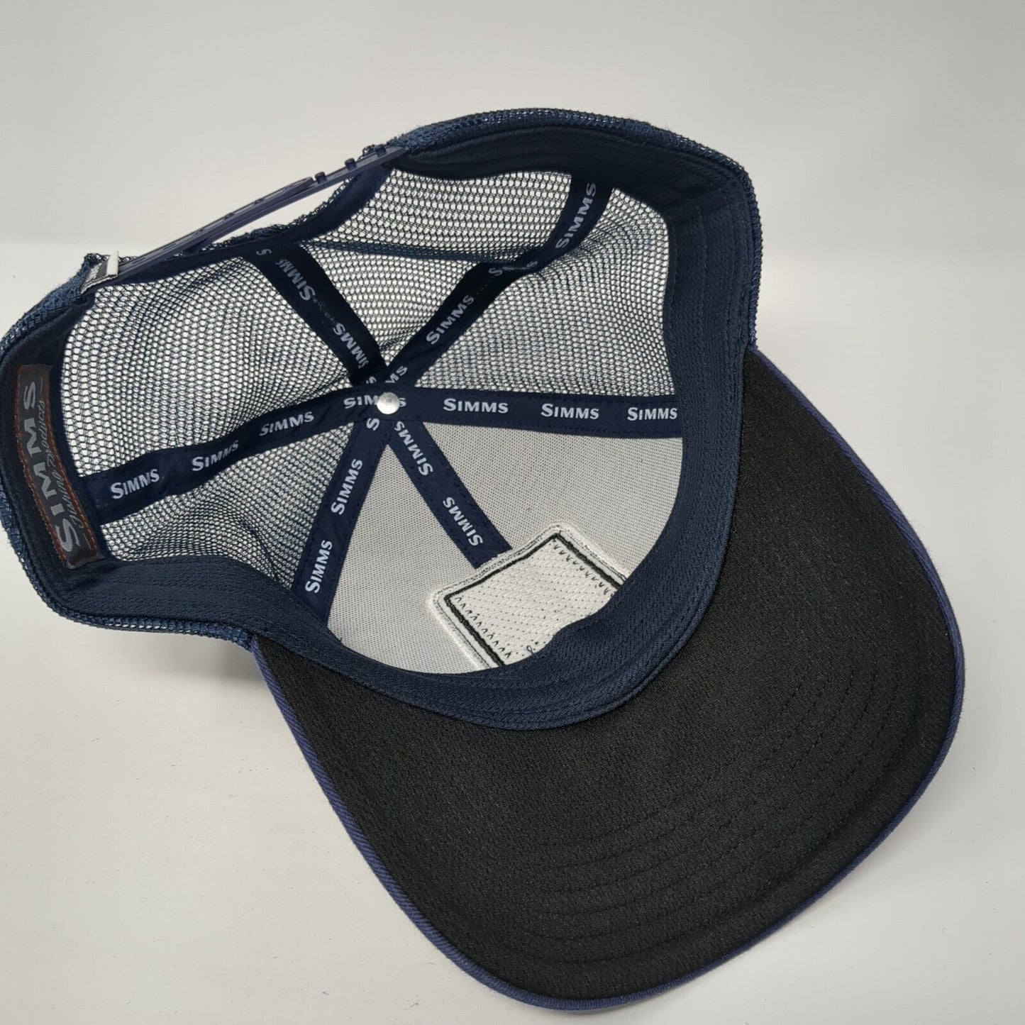 Simms Fishing Products Snapback Mesh Back Trucker Hat Blue One Size